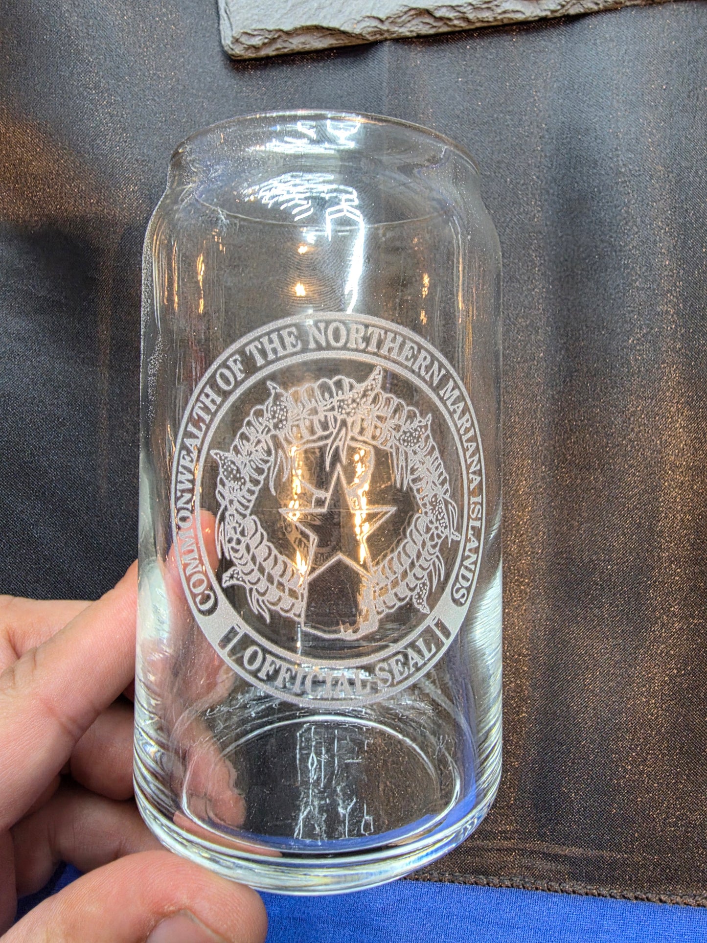 16 ounce Beer Can Glass