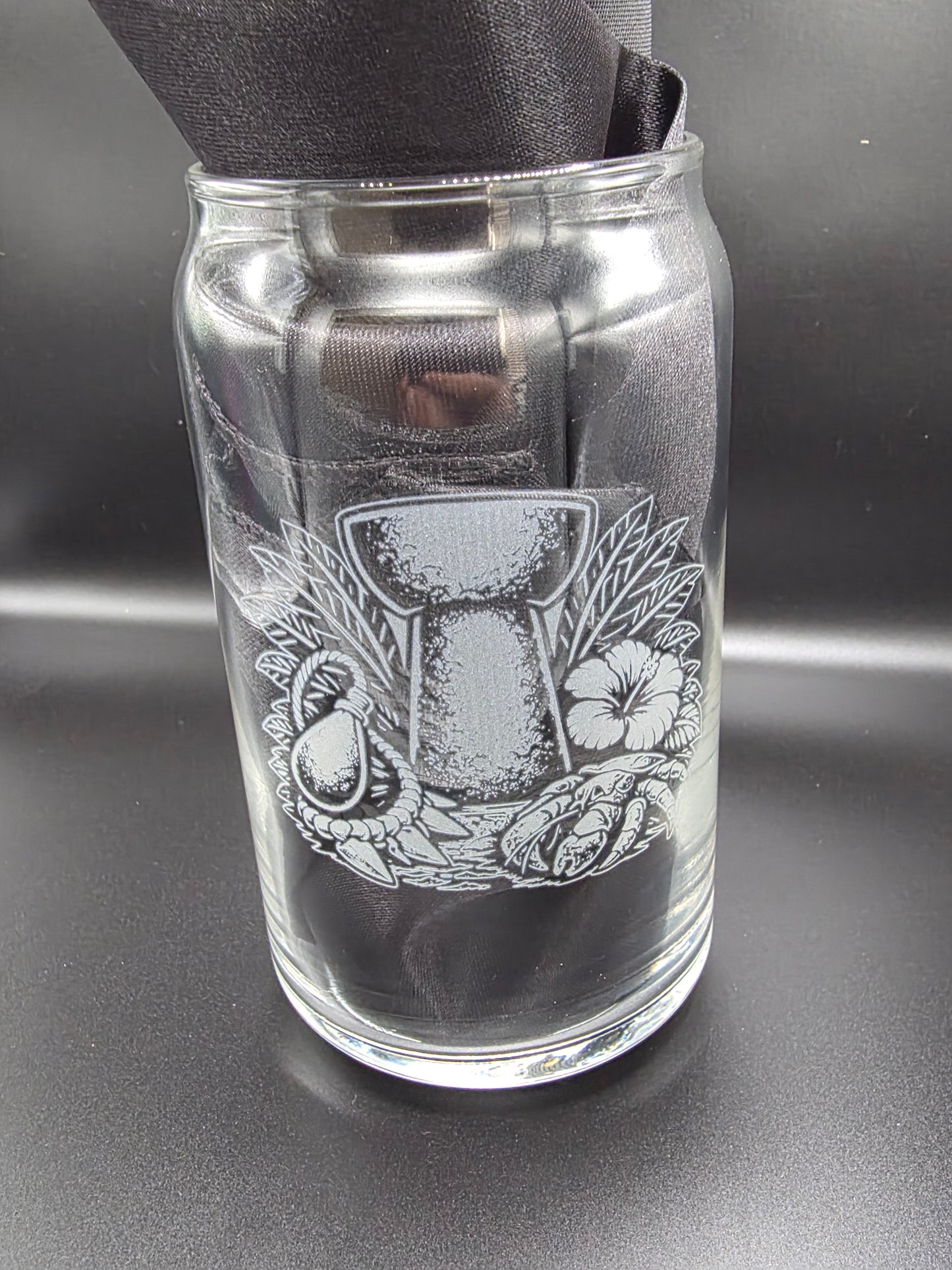 16 ounce Beer Can Glass