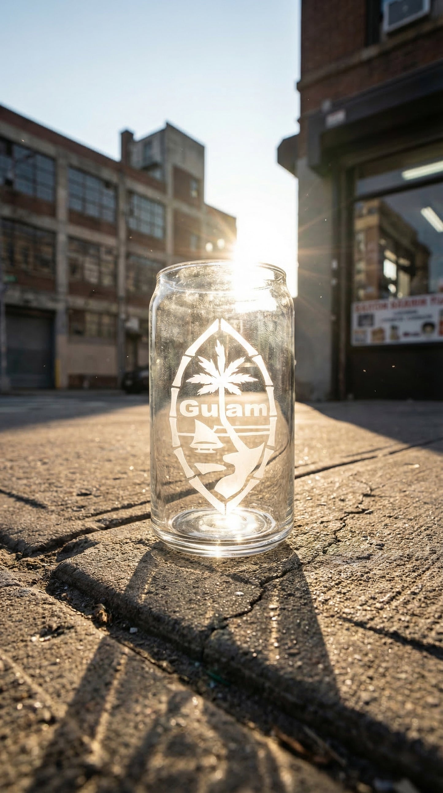 16 ounce Beer Can Glass