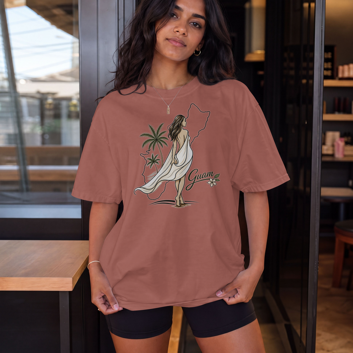 Chamorrita Guam Outline Tee
