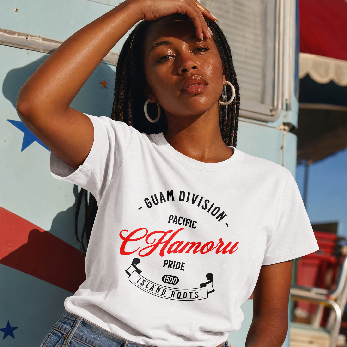 Guam Division CHamoru Pride Premium Tee
