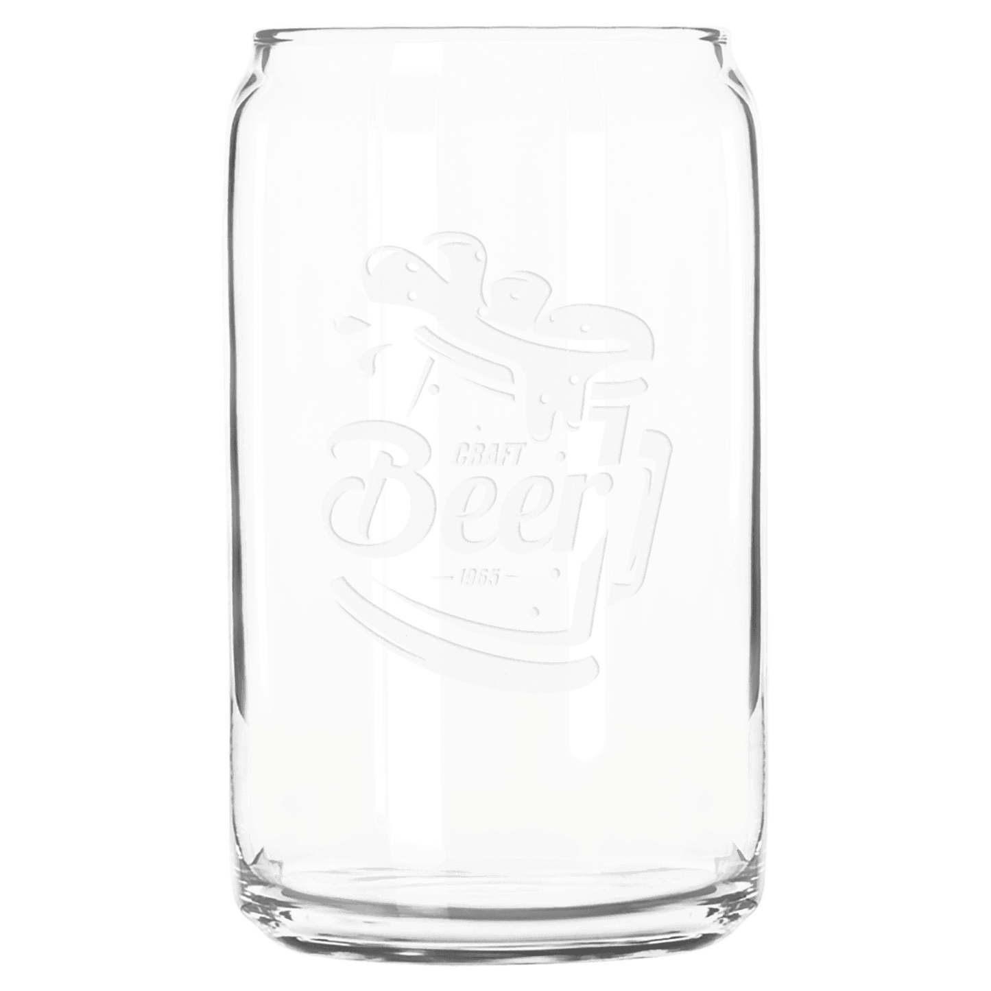 16 ounce Beer Can Glass