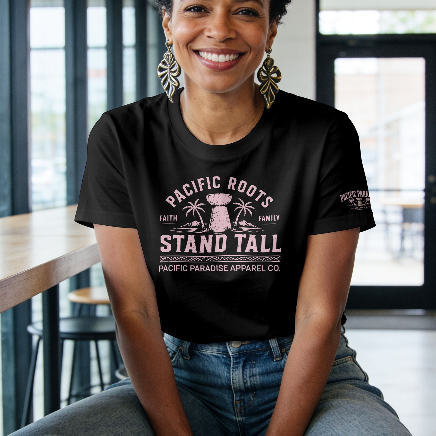 Pacific Roots – Stand Tall Women’s Tee