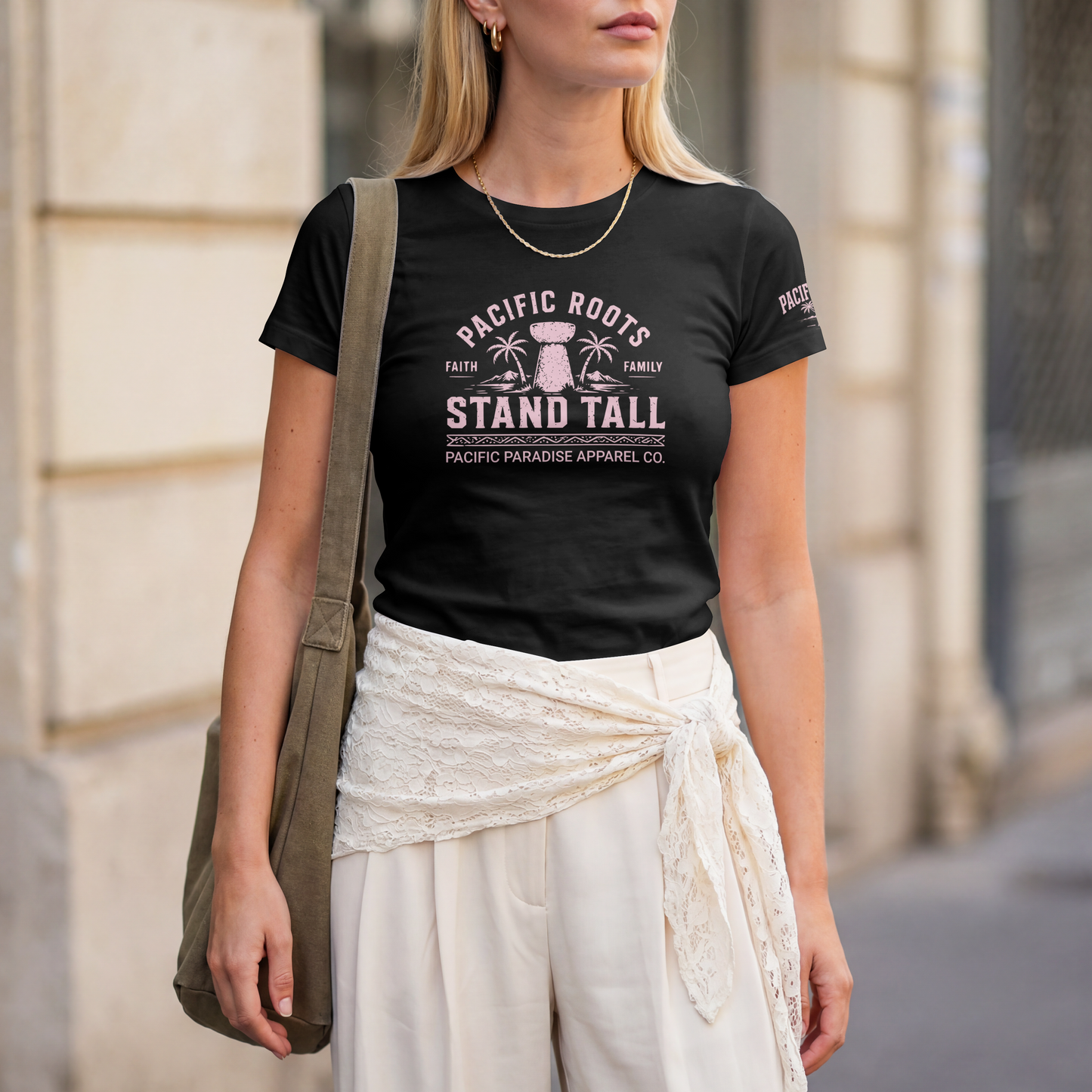Pacific Roots – Stand Tall Women’s Tee