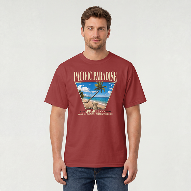 Pacific Paradise Coastal Heritage T-Shirt