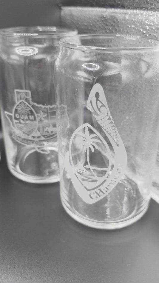 16 ounce Beer Can Glass